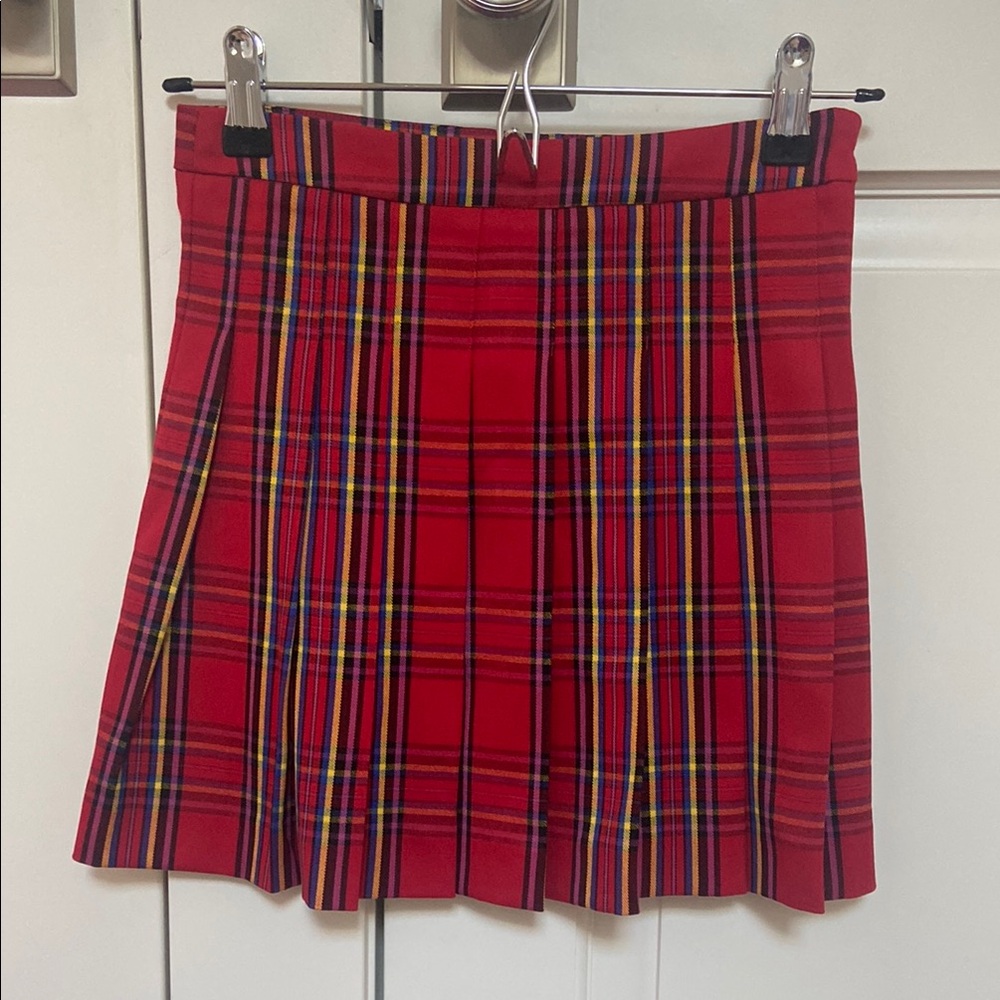 Zara Kids Red Plaid Skirt - Barely worn